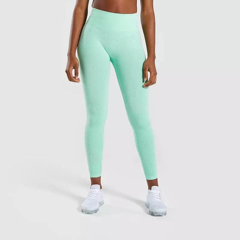 Mint green workout leggings
